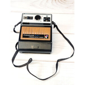 Vintage Kodak Colorburst 100 Instant Film Camera Photography With Strap 1980s